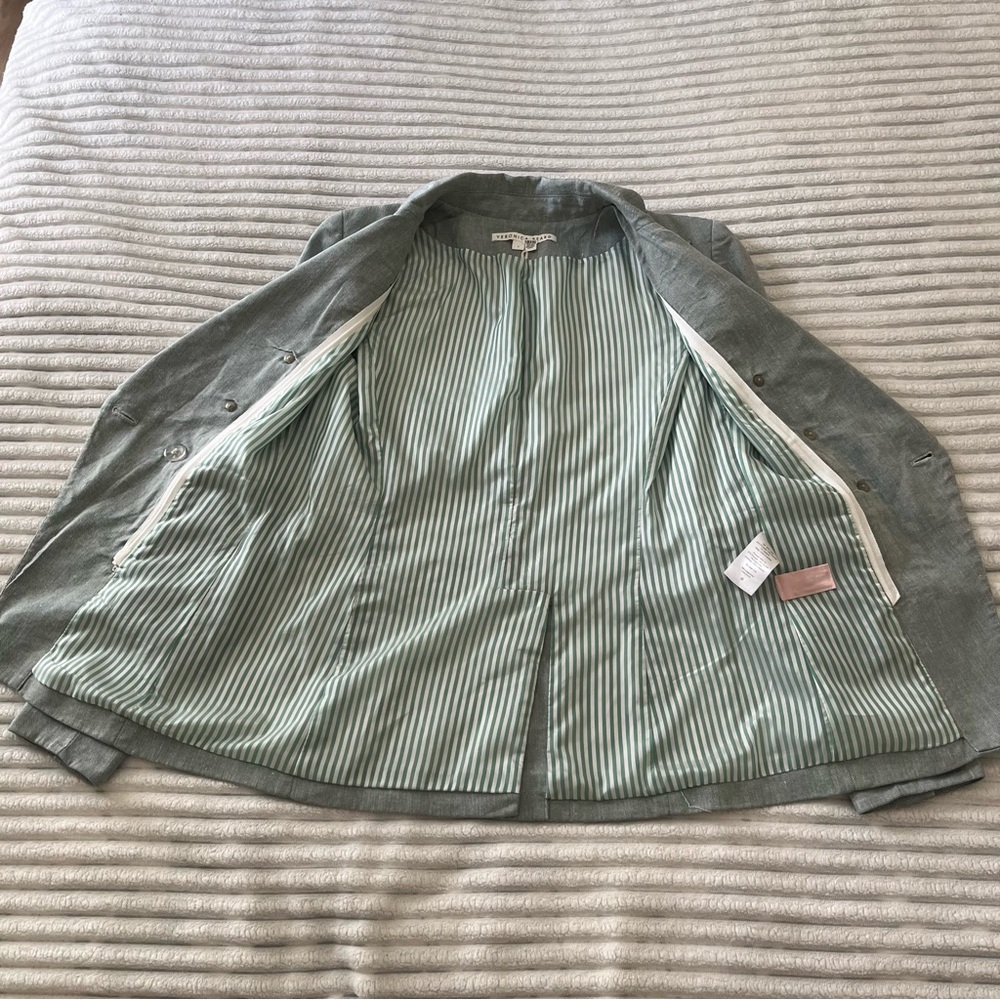 Veronica Beard Linen Blazer - Picture 4 of 10